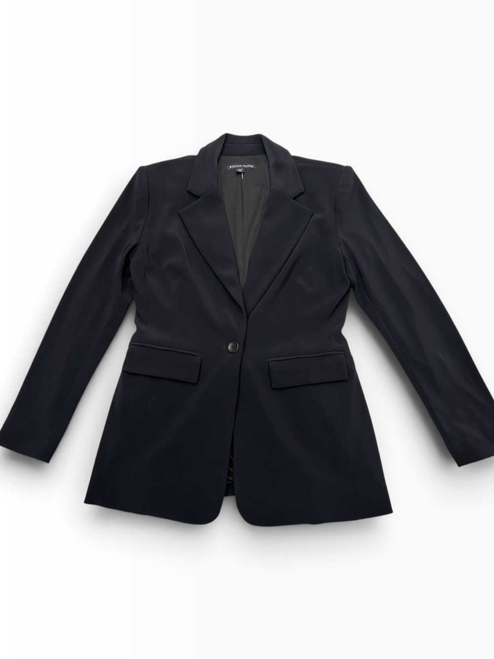 Boston Proper Beyond Travel Classic Boyfriend Blazer - Size 6
